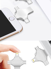 Flash Bellek OTG 16GB 32GB 64GB 128GB Micro USB iPhone Type-C PC